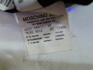 Faldas de Moschino Jeans de la talla 38, de color negro