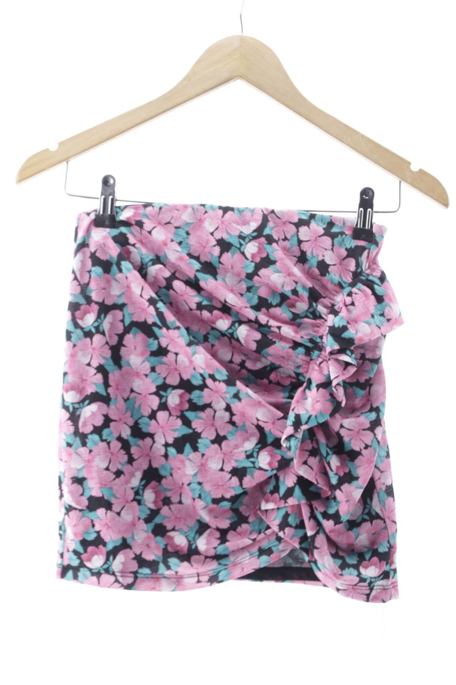 Falda de Pull & Bear de la talla S, de color flores