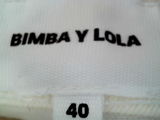 Jeans BIMBA Y LOLA de la taille 40, de couleur beige de denim