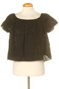 Blouse à manches courtes L ZARA TRAFALUC