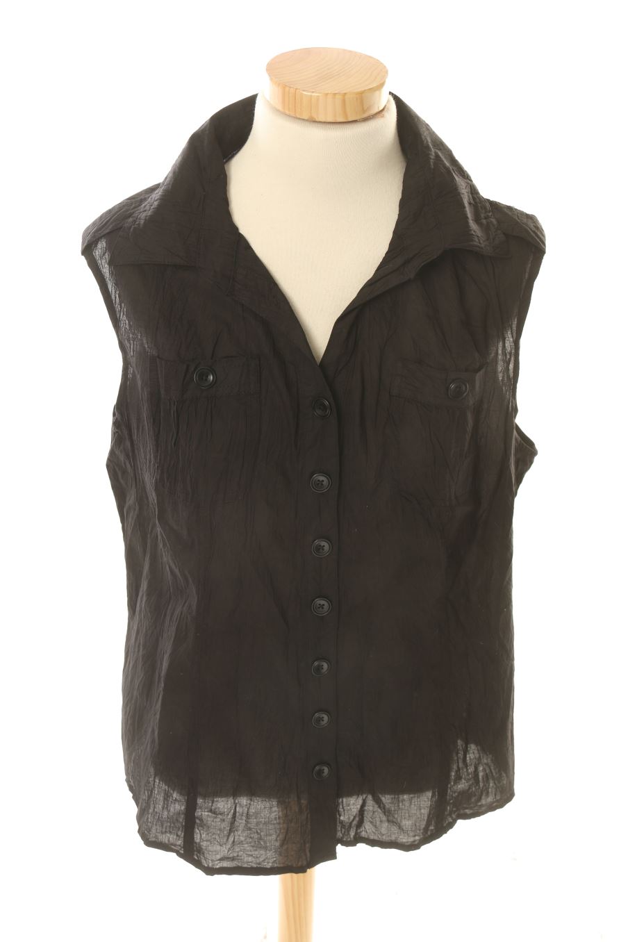Camisa sin mangas de Wissmach de la talla M, de color negro