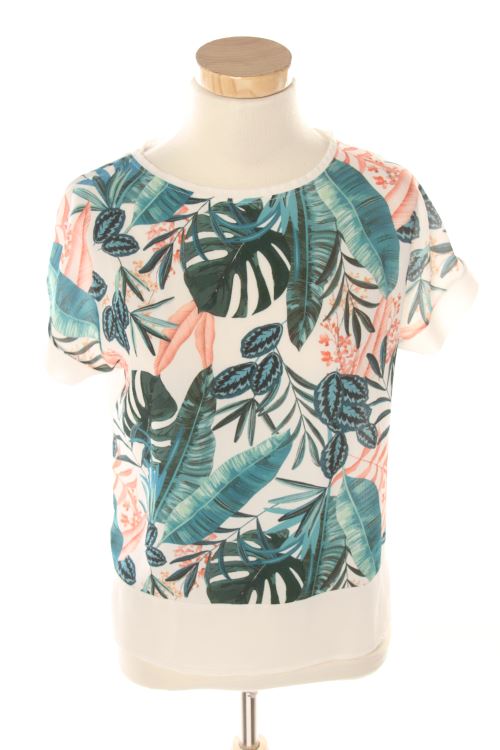 Blusa de manga corta