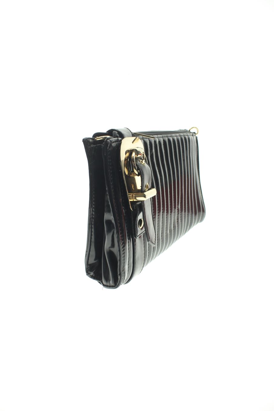 Bolso de Mano Negro de verde