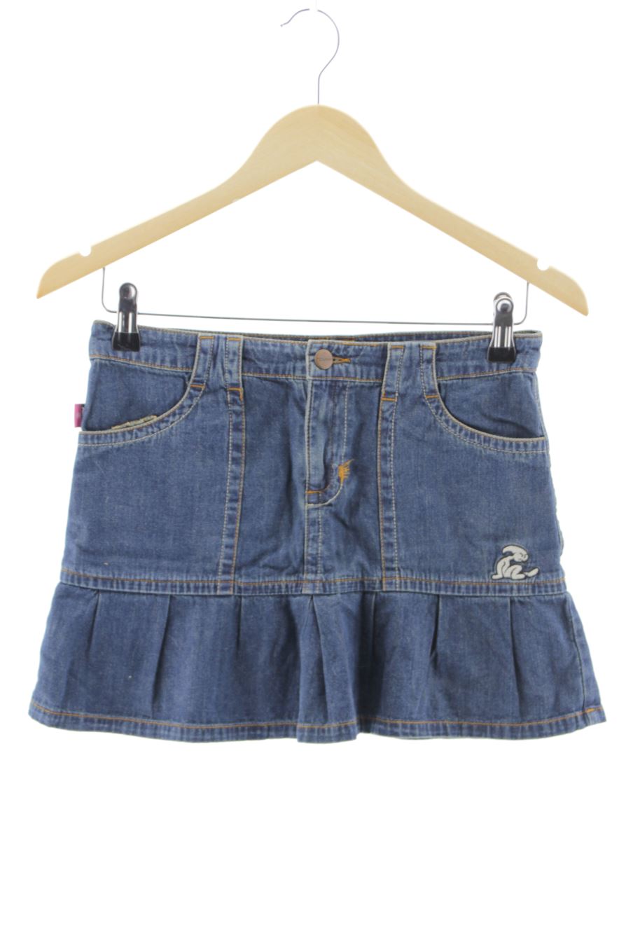 Jupe El niño de la taille 14 ans de denim de seconde main