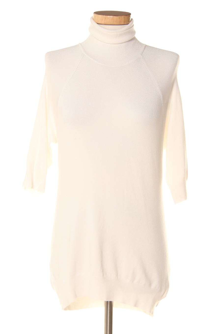 Jersey de Zara de la talla L, de color blanco