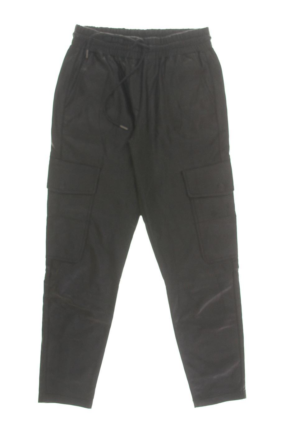 Pantalón de Zara de la talla XS, de color negro de sintético