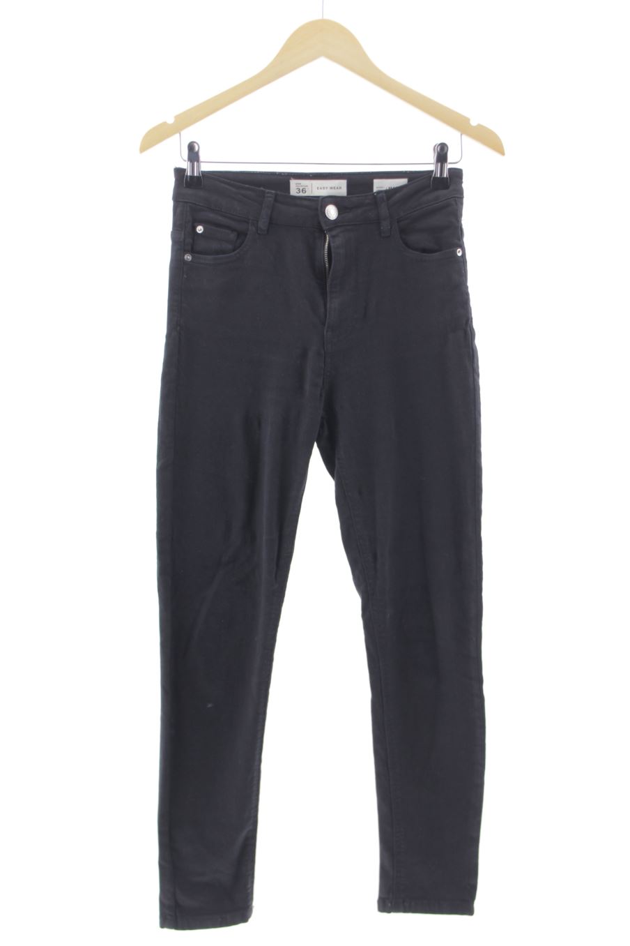 Vaquero de Easy wear de la talla 36, de color negro de ropa vaquera