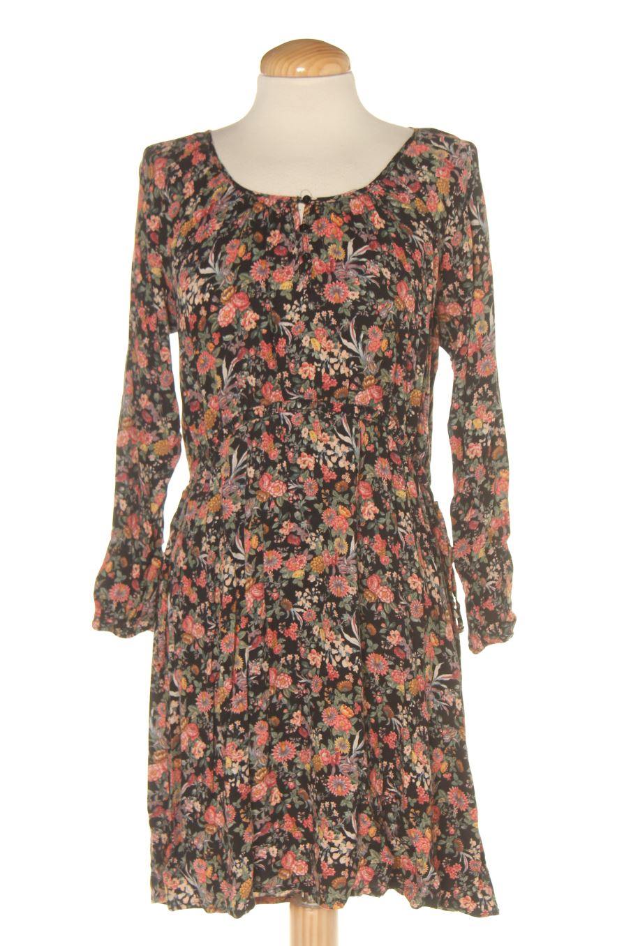 Robe casual Springfield de la taille 38, de couleur fleurs