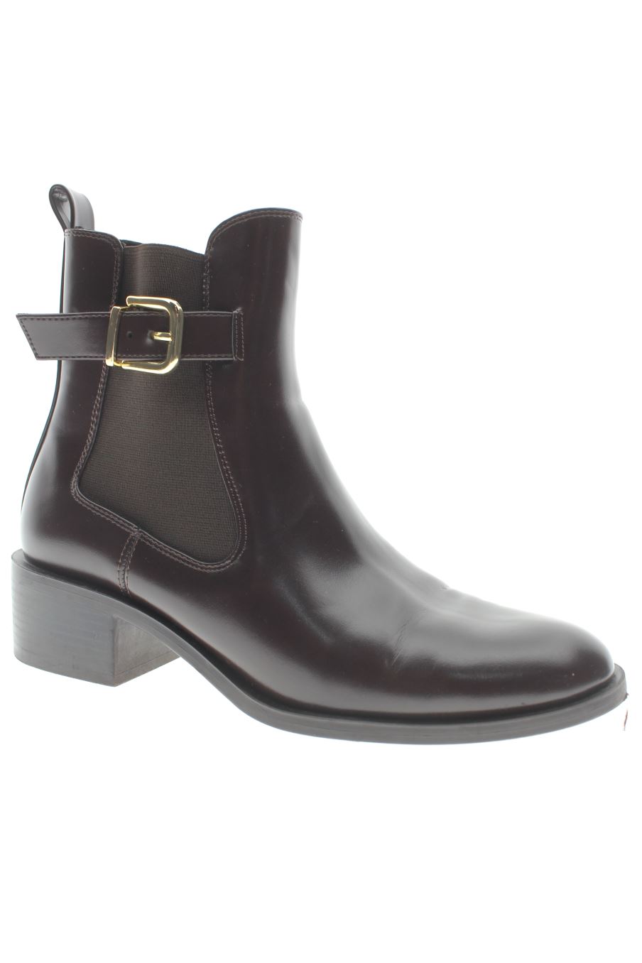 Botines de Zara de la talla 40, de color marrón de