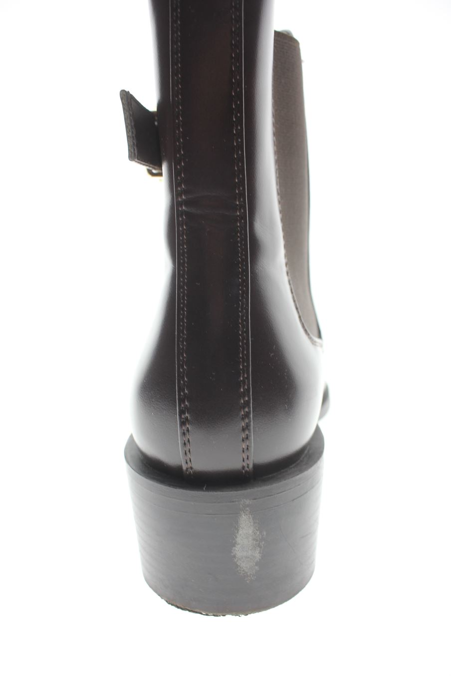 Botines de Zara de la talla 40, de color marrón de