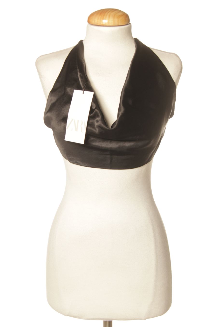Aufwändiges Top von Zara Größe M, Farbe Schwarz, für