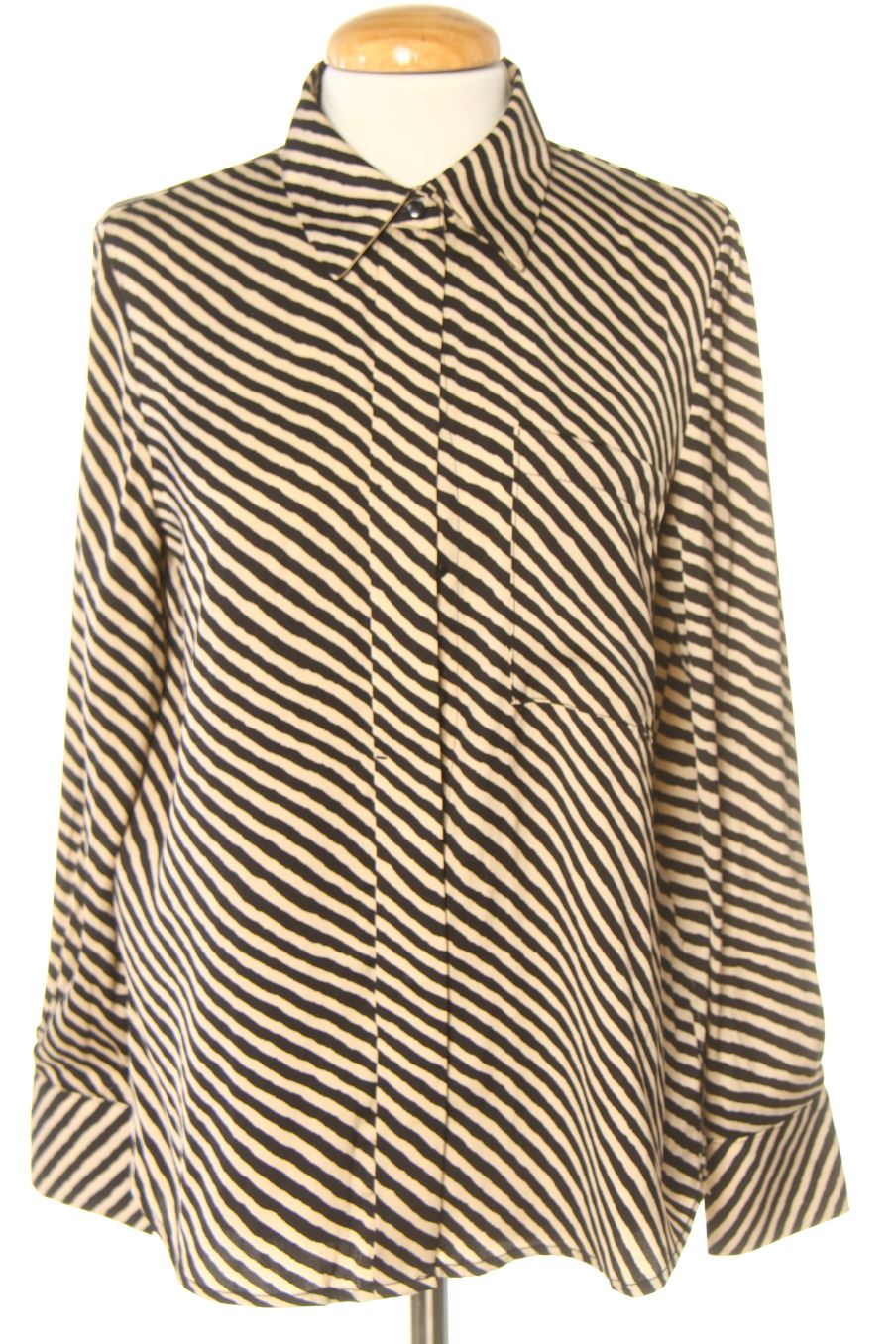 Camicia de Mango de la talla XS, de color righe