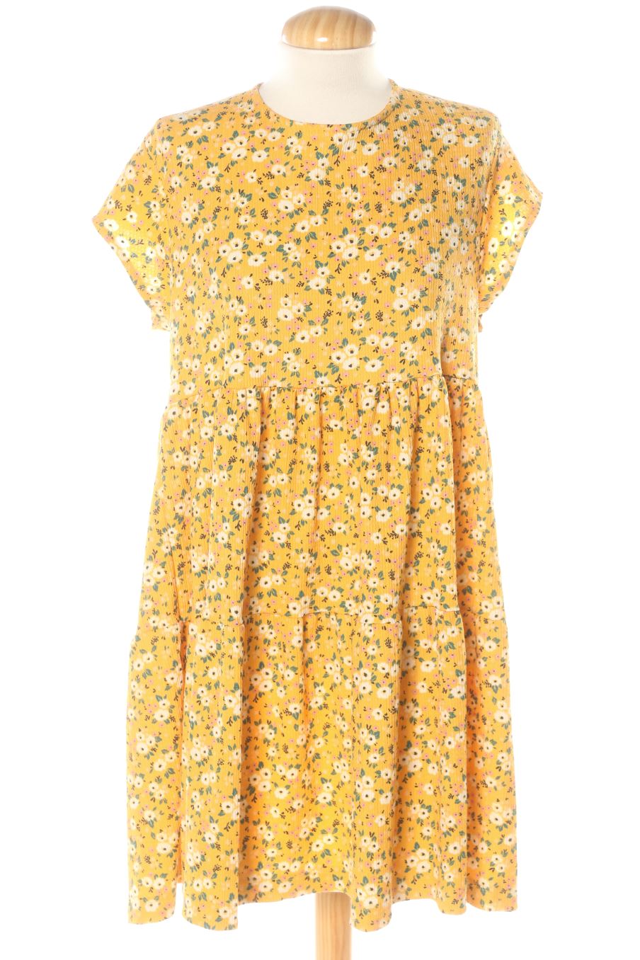 Robe casual Bershka de la taille L, de couleur fleurs