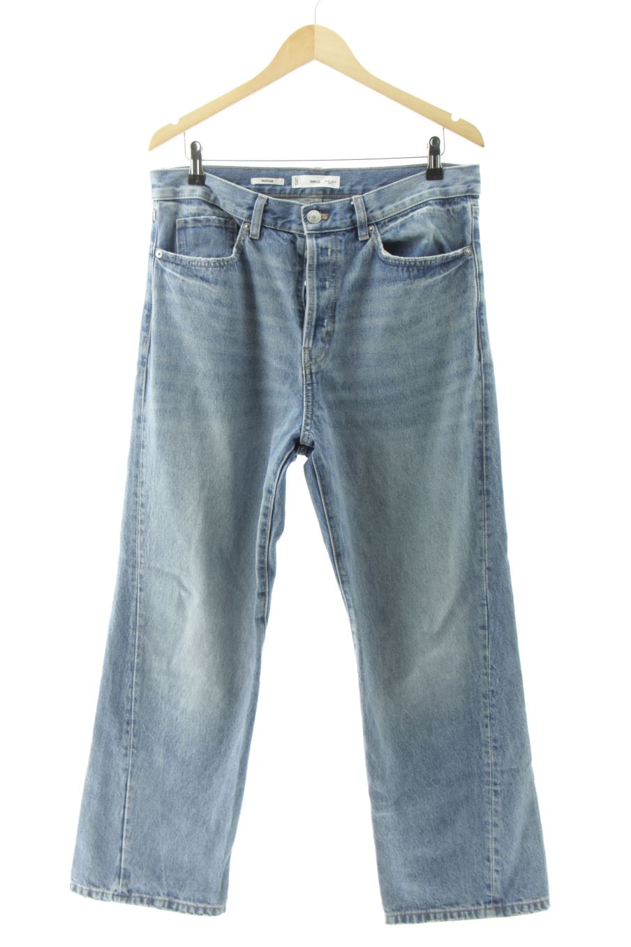 Jeans de Mango de la talla 42, de color blu