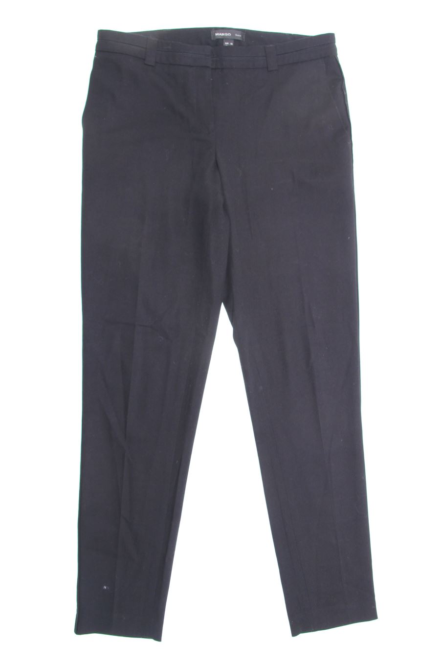 Pantalones de Mango de la talla 34, de color negro