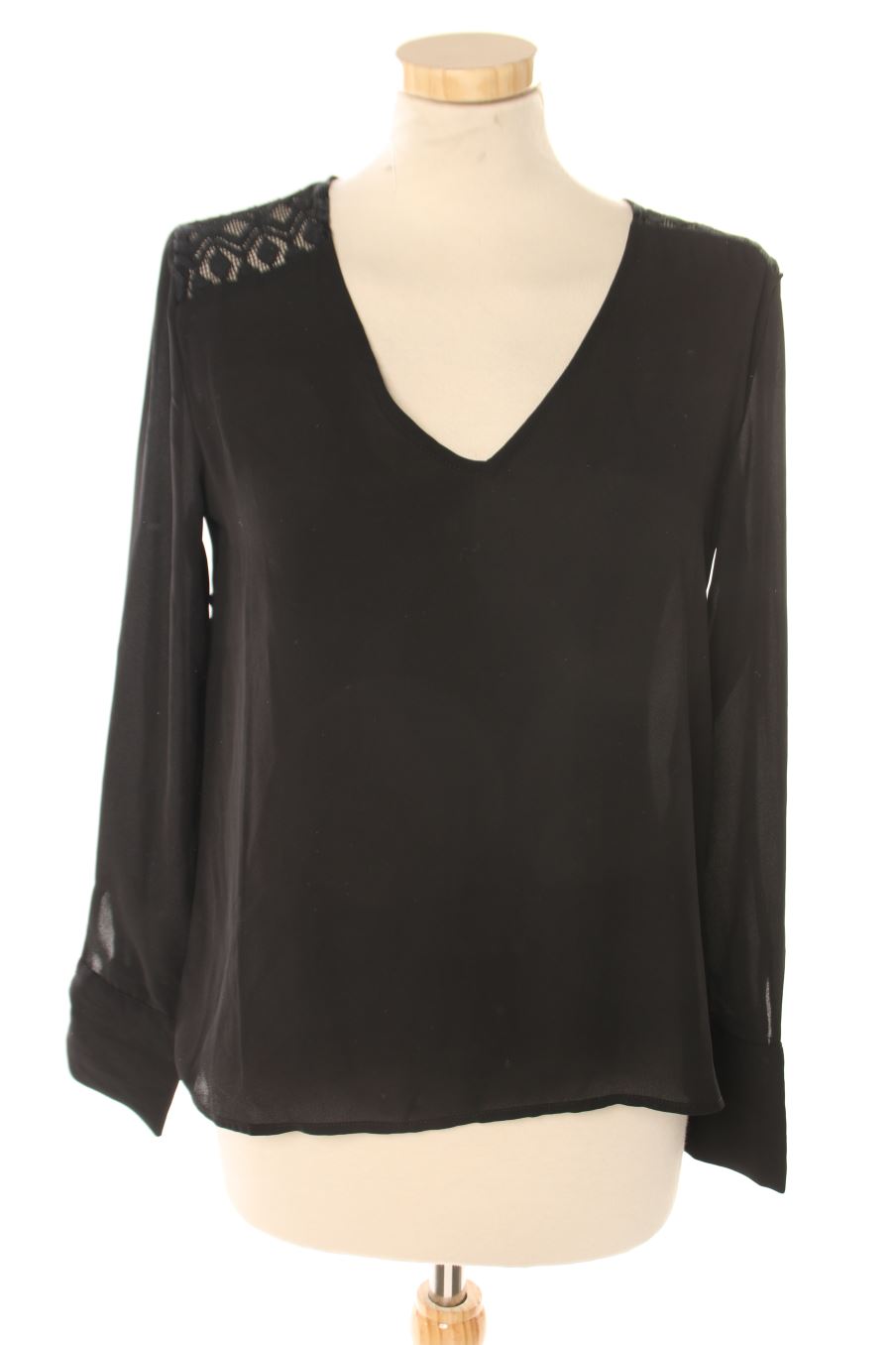 Blouse à manches longues Pimkie de la taille XS, de couleur noir
