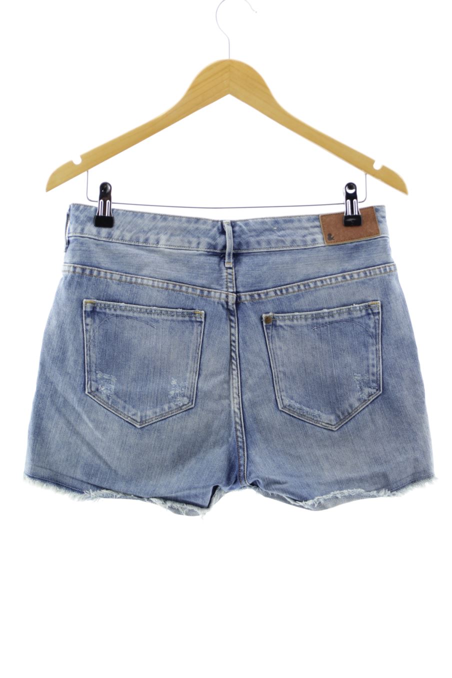 Shorts H&M de la taille 38, de couleur bleu de denim