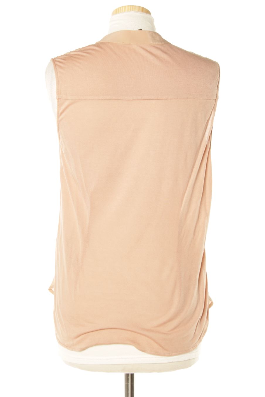 Camisa sin mangas de Massimo Dutti de la talla M, de color rosa