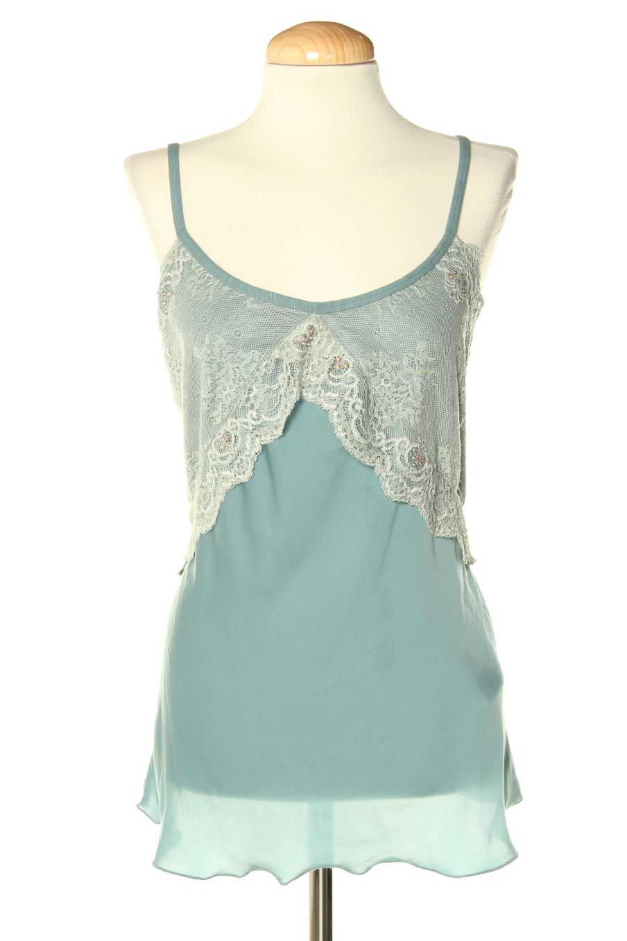 Aufwändiges Top von Easy wear Größe M, Farbe Blau, für