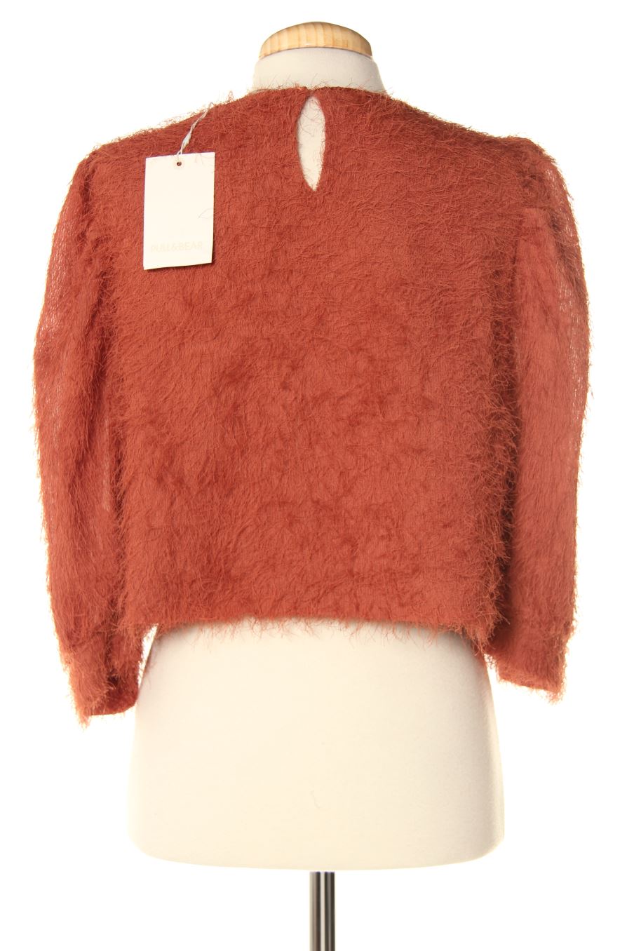 Blusa de manga larga de Pull & Bear de la talla S, de color marrón