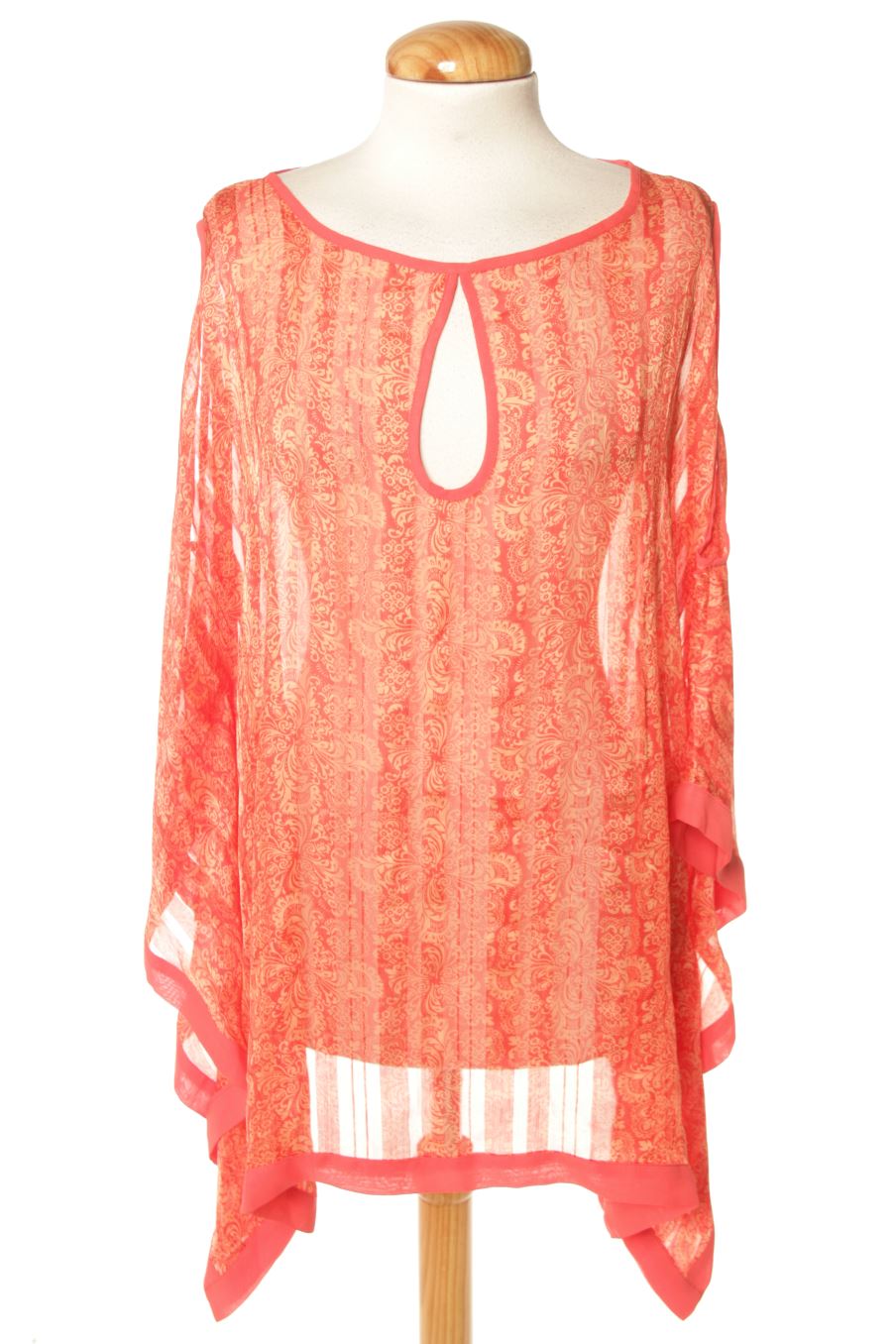 Blouse à manches courtes Charlott´ de la taille 34, de couleur imprimés