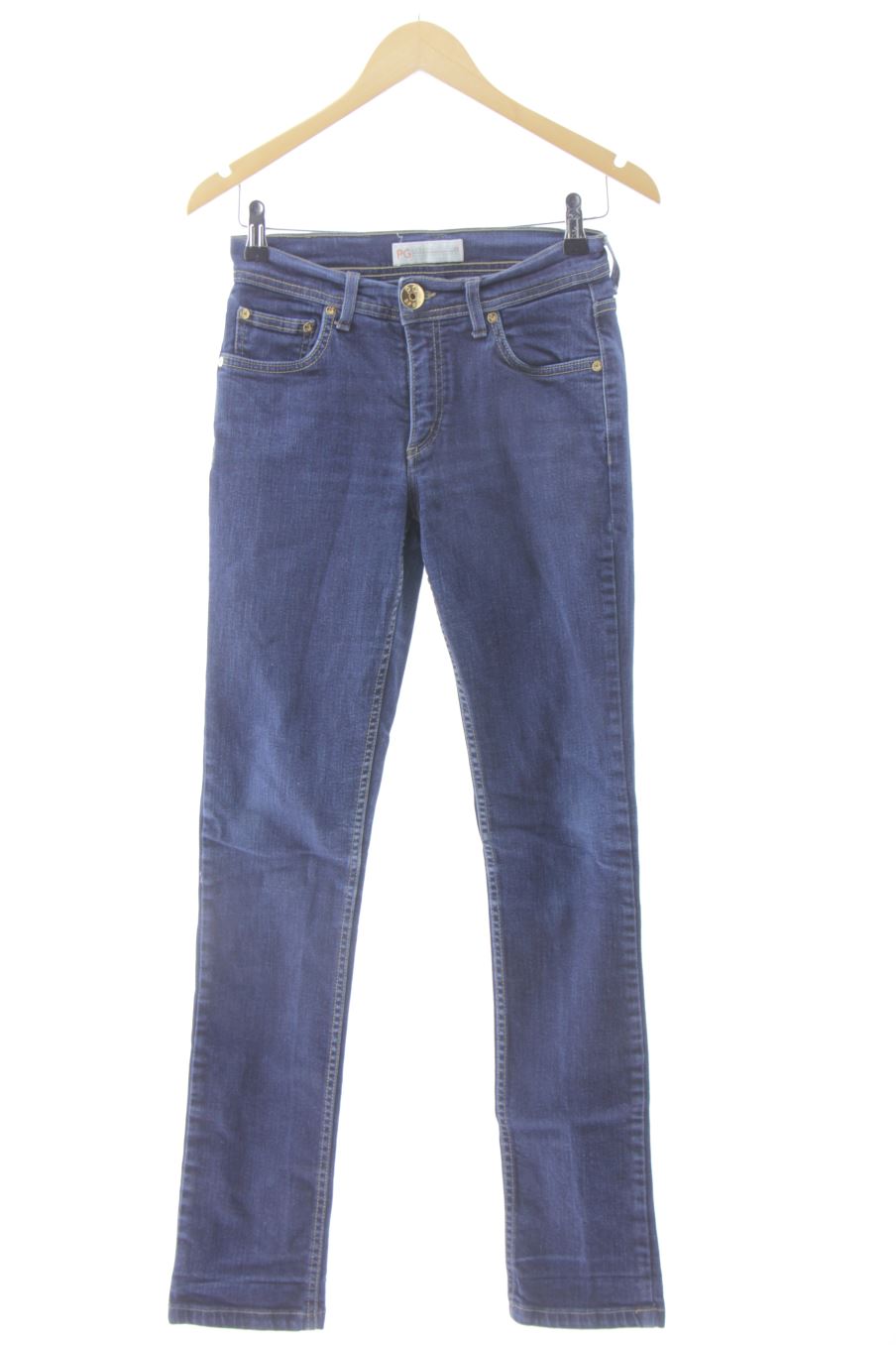 Vaquero de Purificación García de la talla 36, de color azul de ropa vaquera