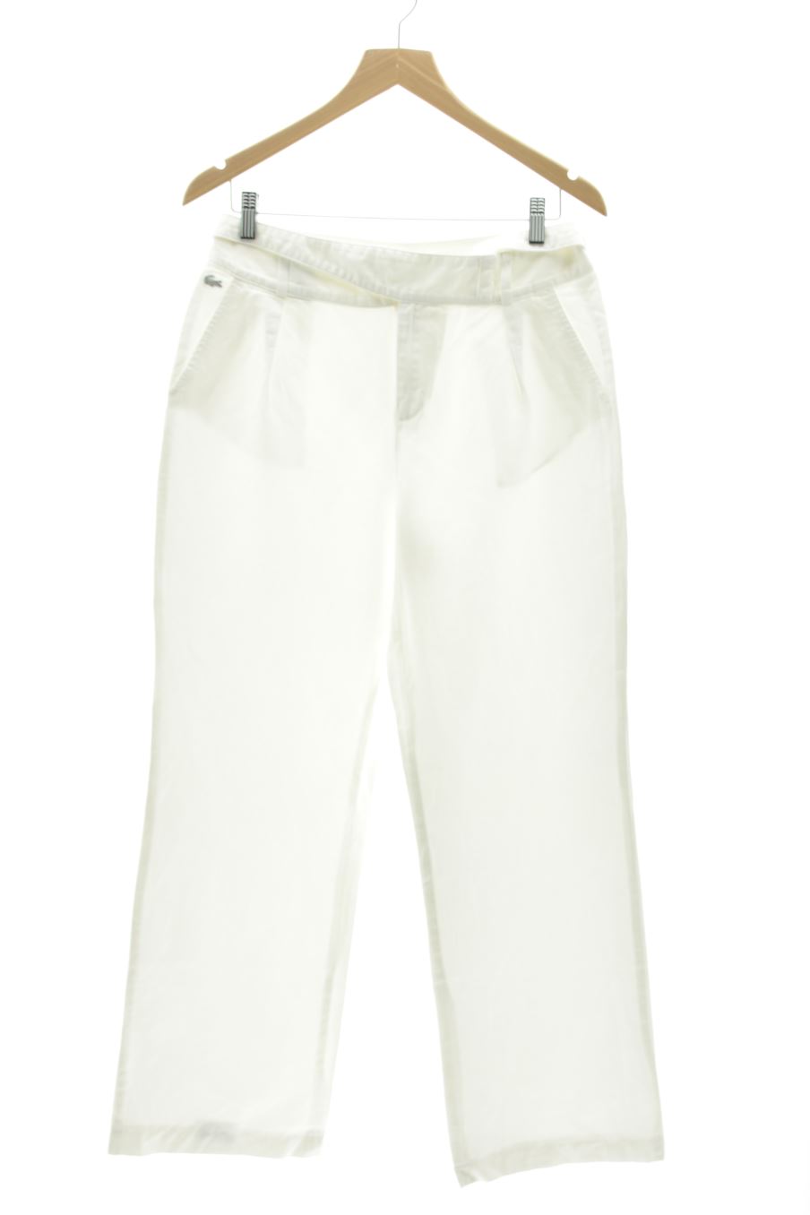 Hose von Lacoste Größe 42, Farbe Weiss, aus Jeanskleidung für