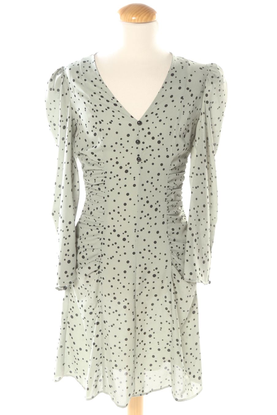 Robe casual Zara de la taille XS, de couleur vert