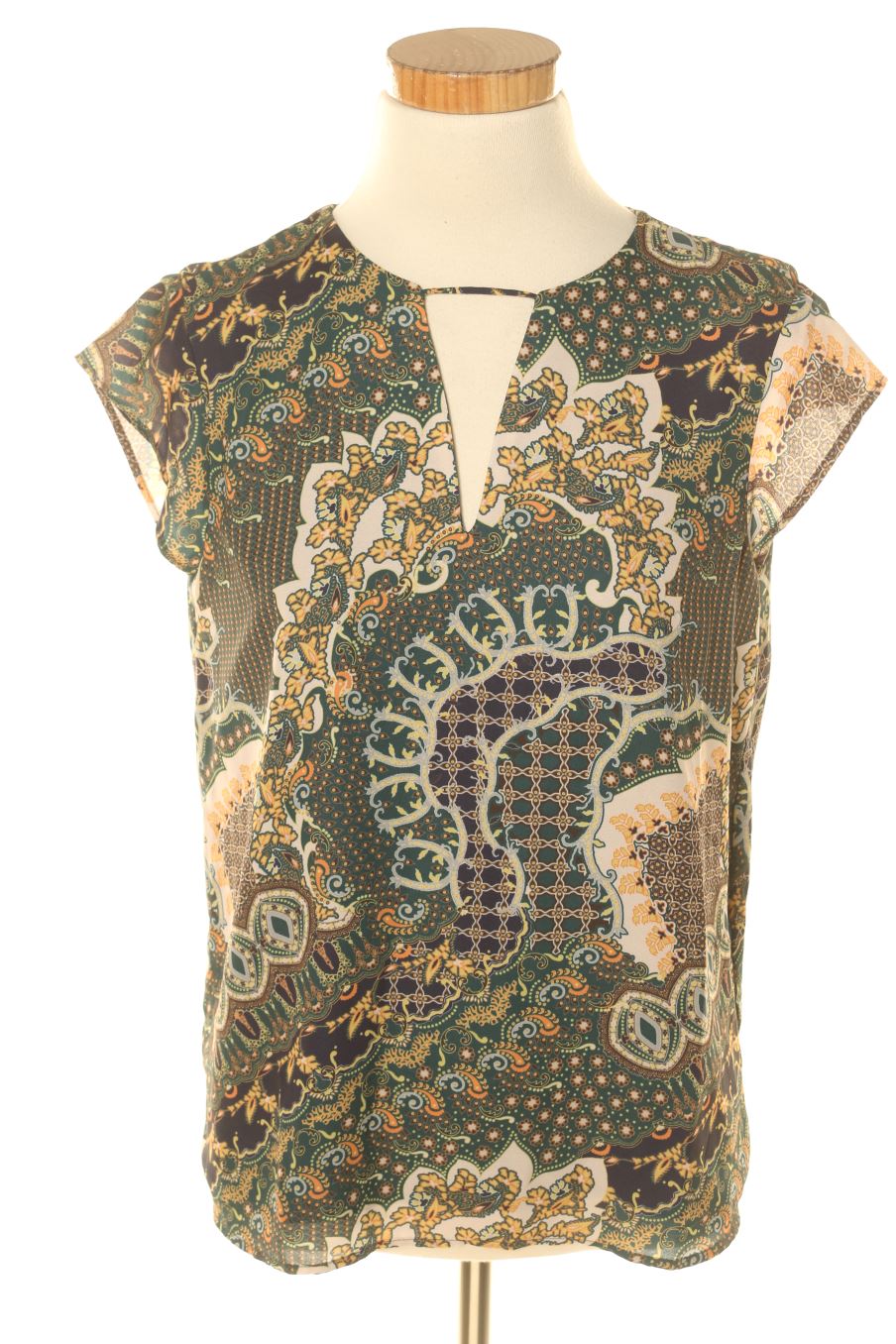 Blouse à manches courtes Mango de la taille XS, de couleur imprimés