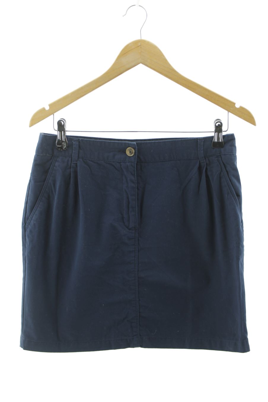 Aufwändiger Rock von Springfield Größe 40, Farbe Marineblau, für