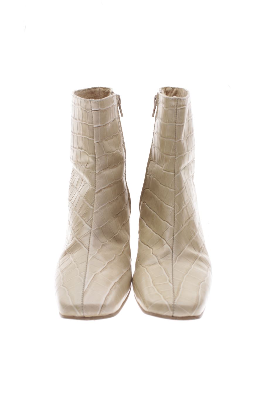 Botines de Zign de la talla 40, de color beige de