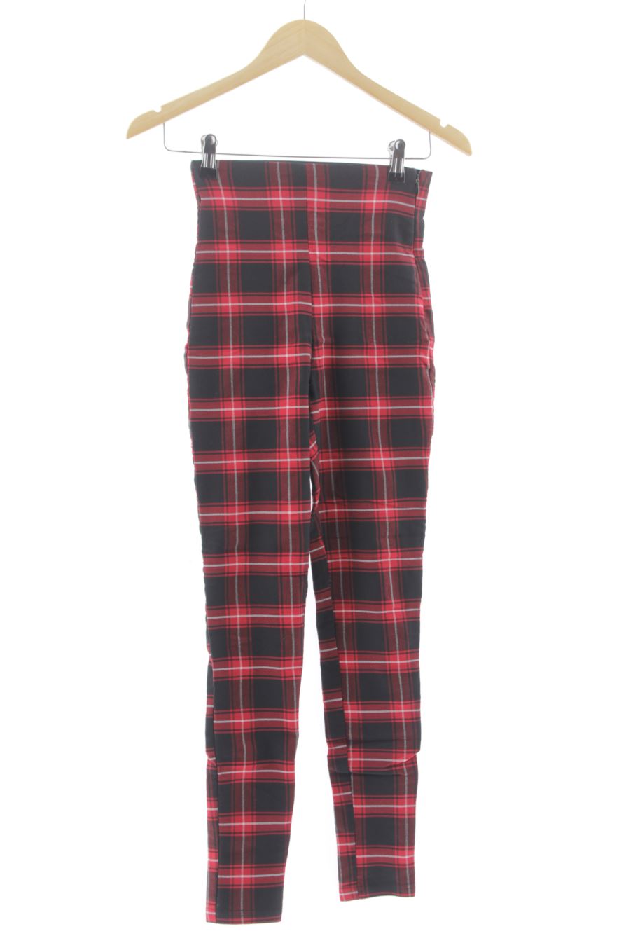 Stradivarius pantalones cuadros rojos outlet