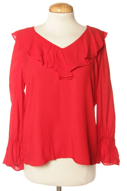 Blusa a maniche lunghe