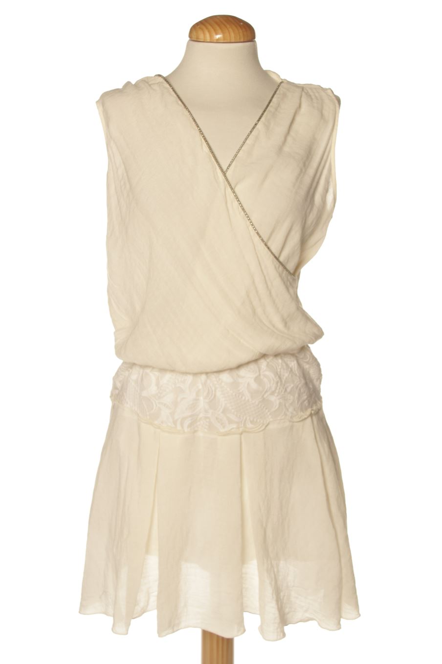 Robe casual Maje de la taille M, de couleur beige