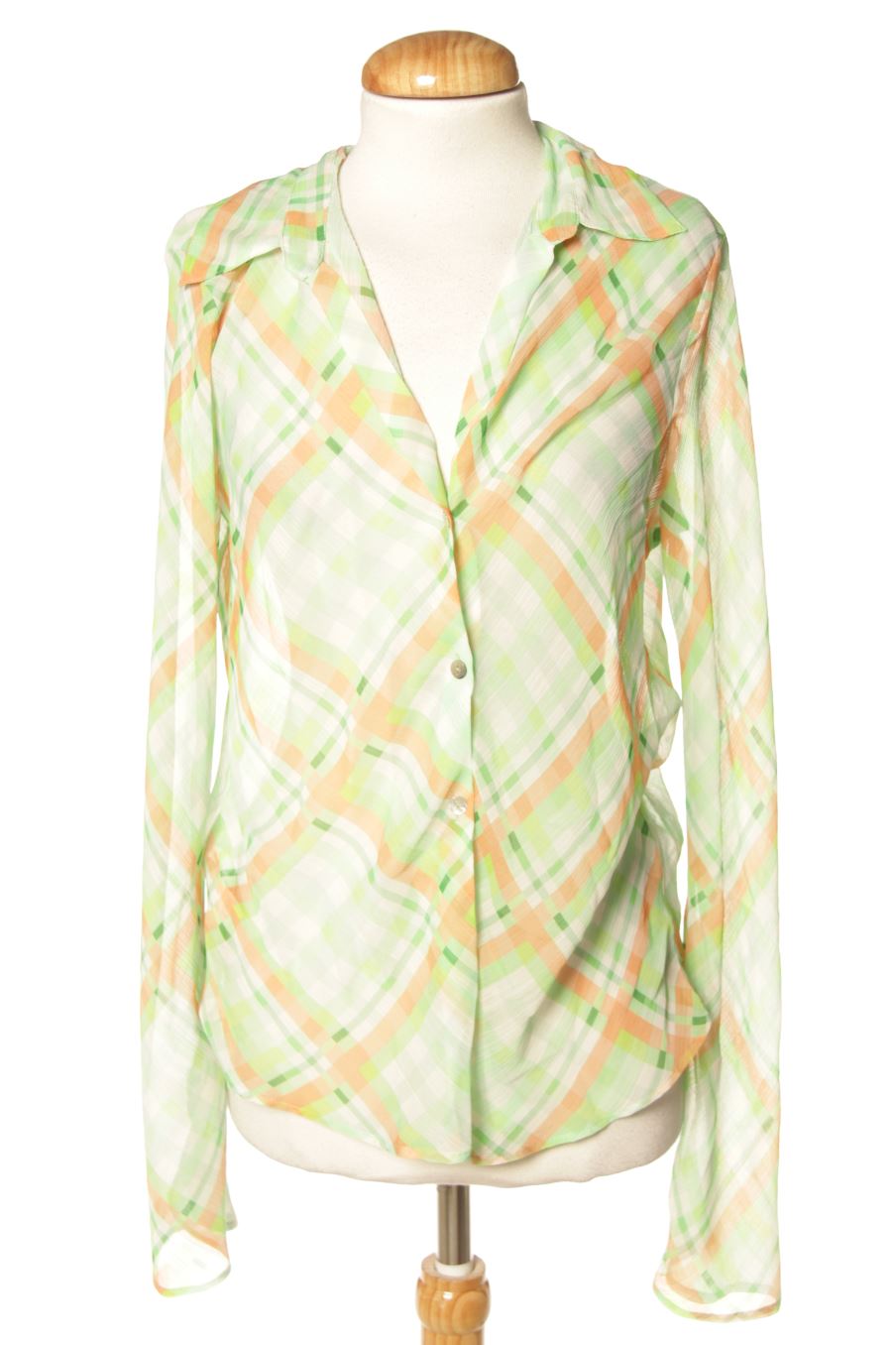 Camicia de Mango de la talla M, de color quadri