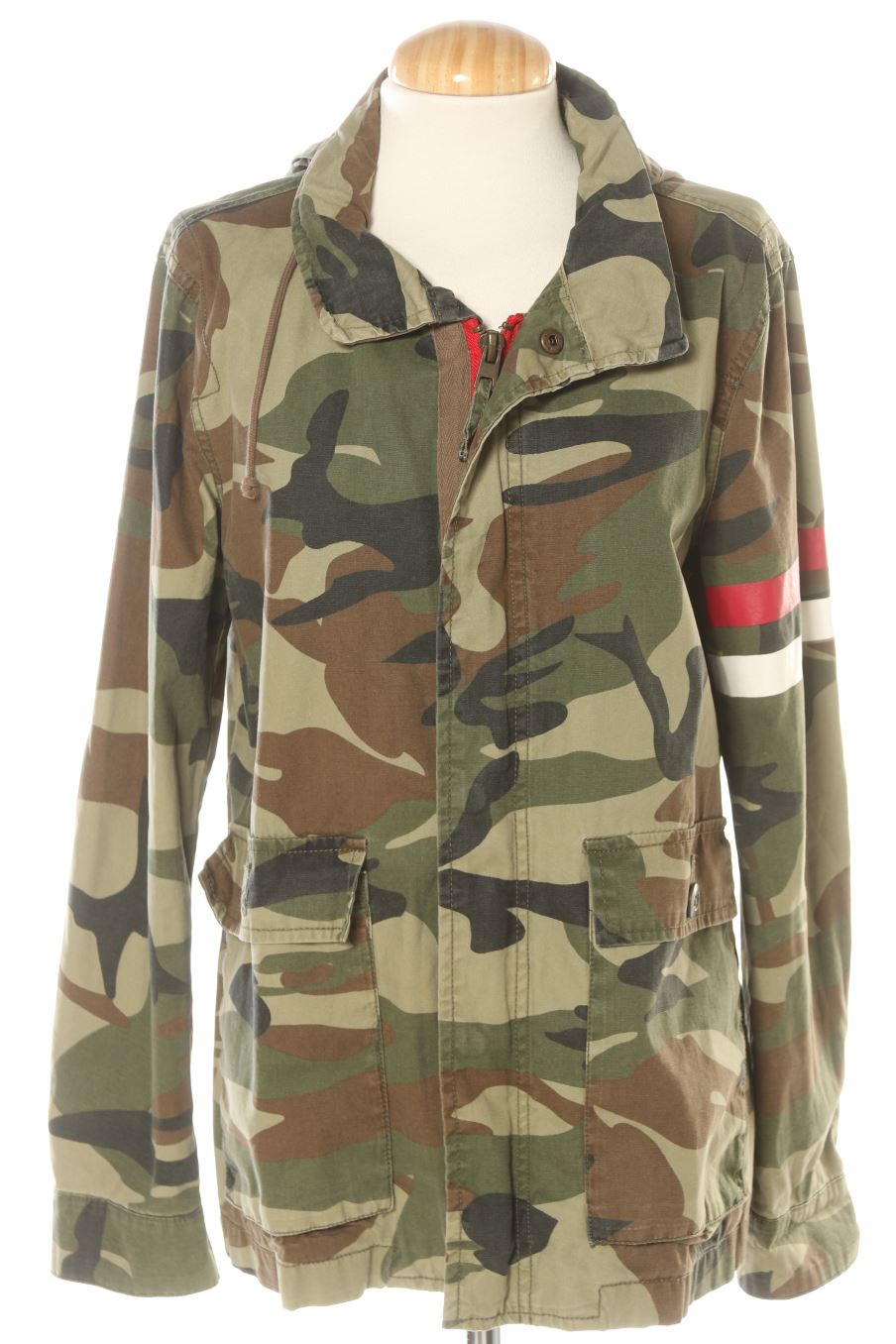 Blouson Zara de la taille M, de couleur vert