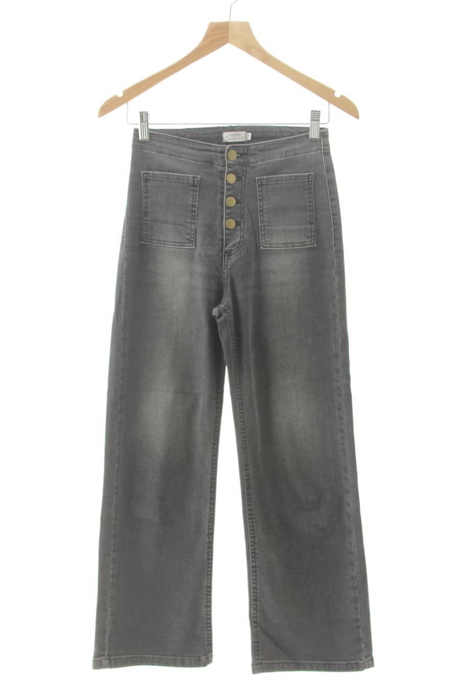 Jeans Renatta&go de la taille 34, de couleur noir de denim