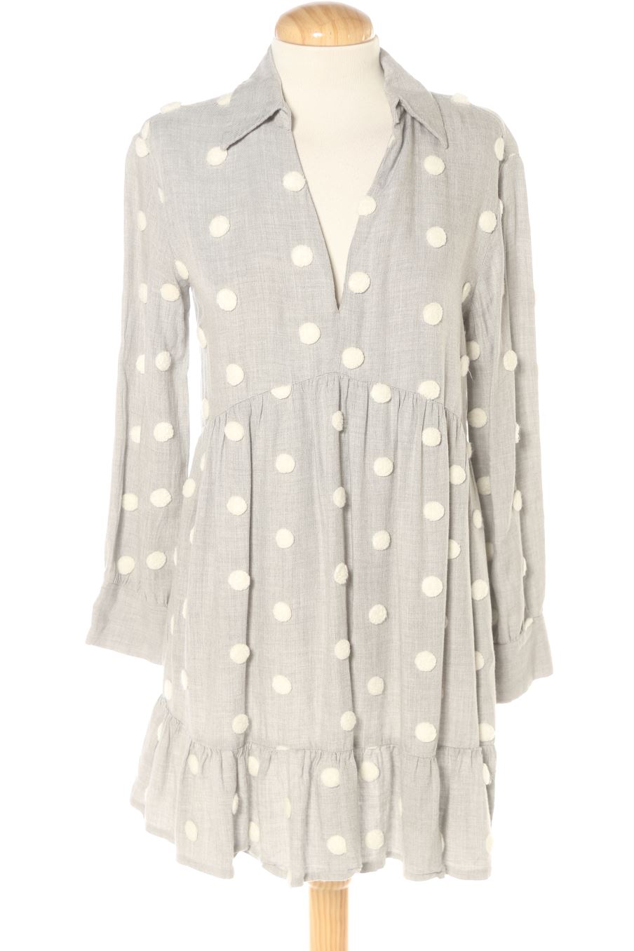 Robe casual Zara de la taille S, de couleur gris