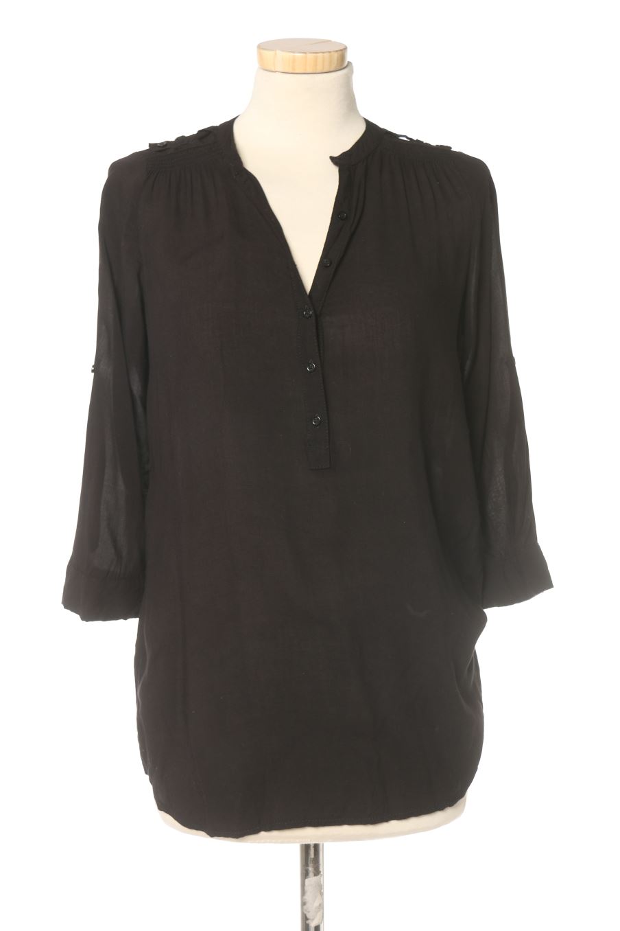Blusa de manga larga de Naf Naf de la talla 34, de color negro