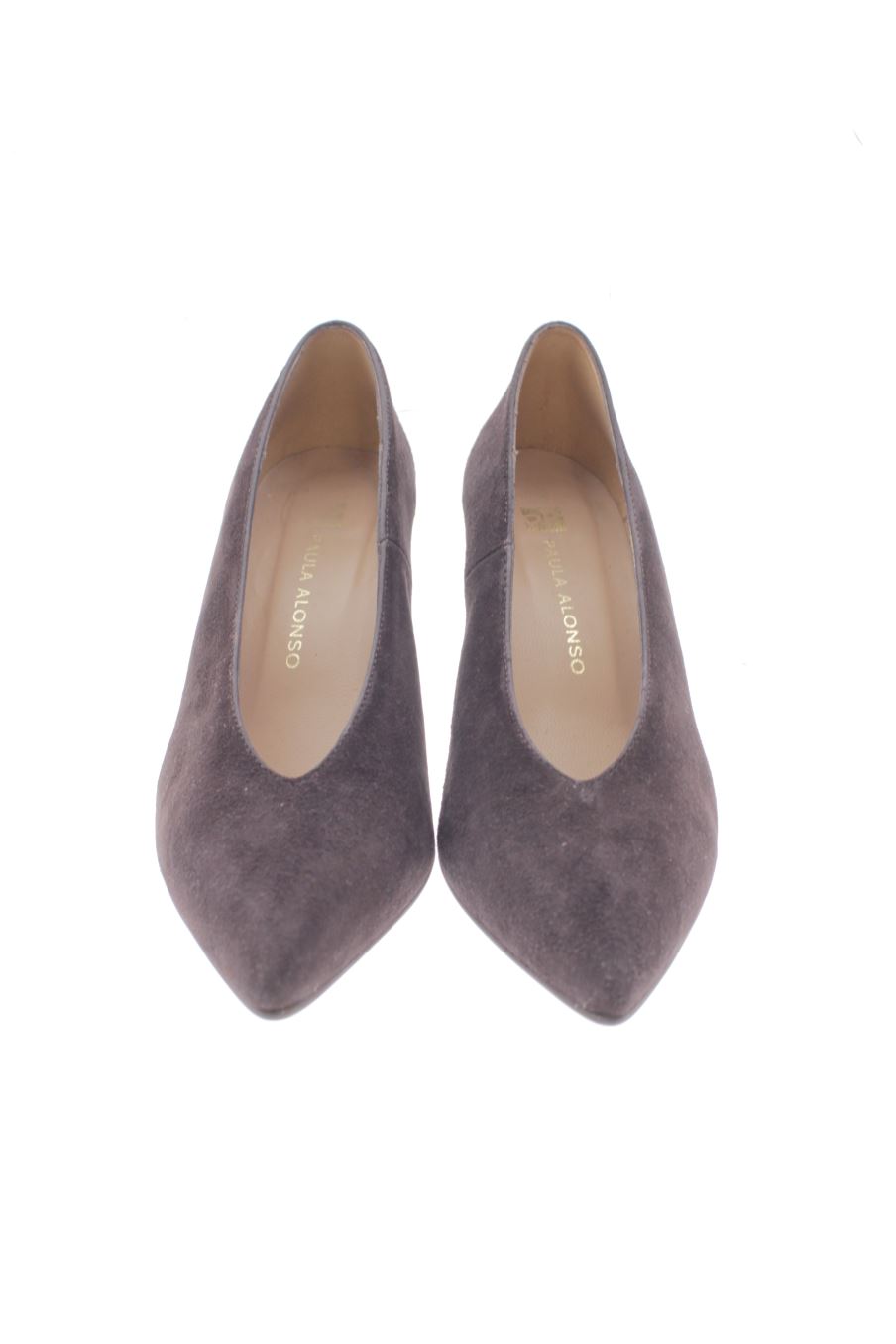 Zapatos de tacon de paula alonso de la talla 38, de color marrón de