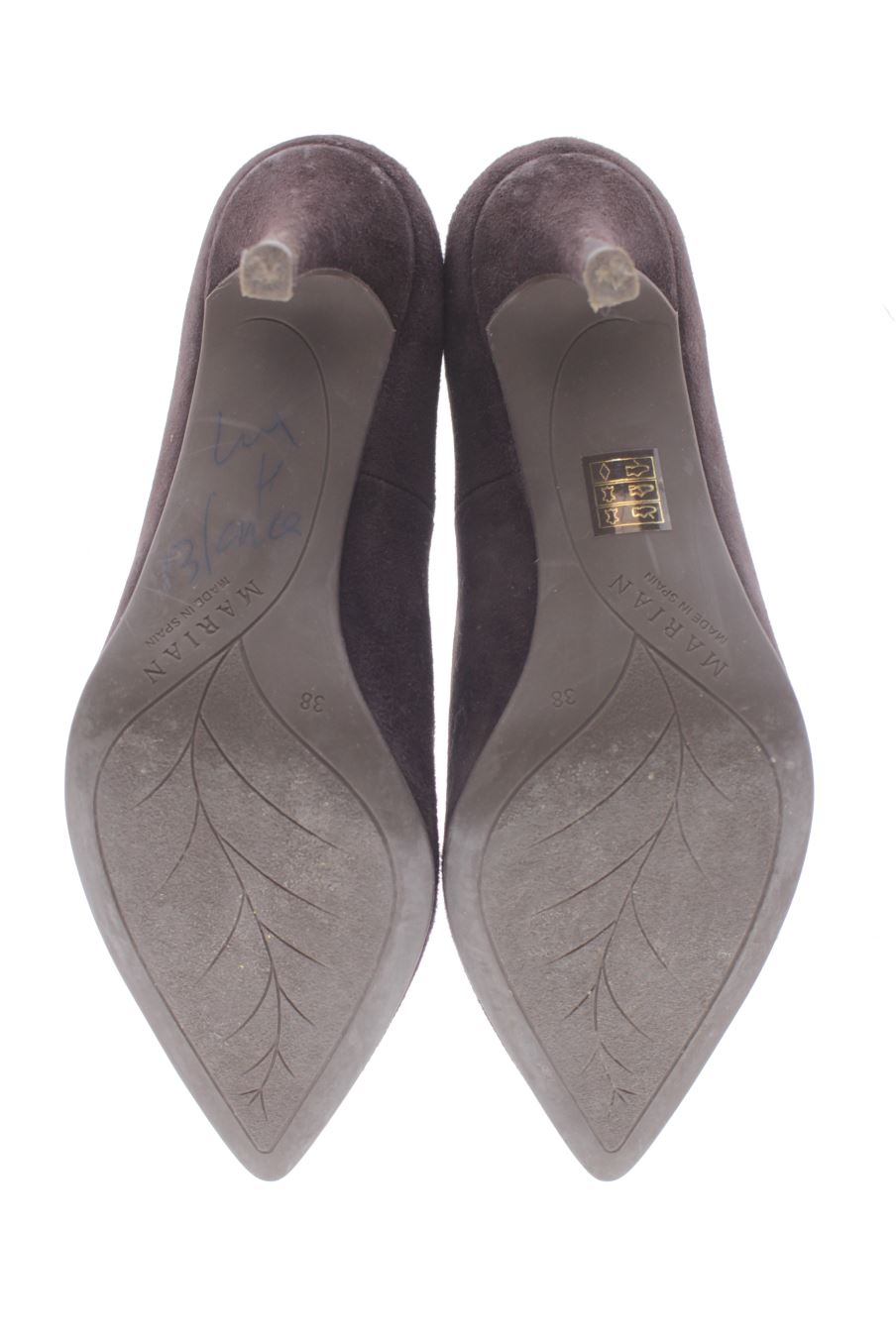 Zapatos de tacon de paula alonso de la talla 38, de color marrón de
