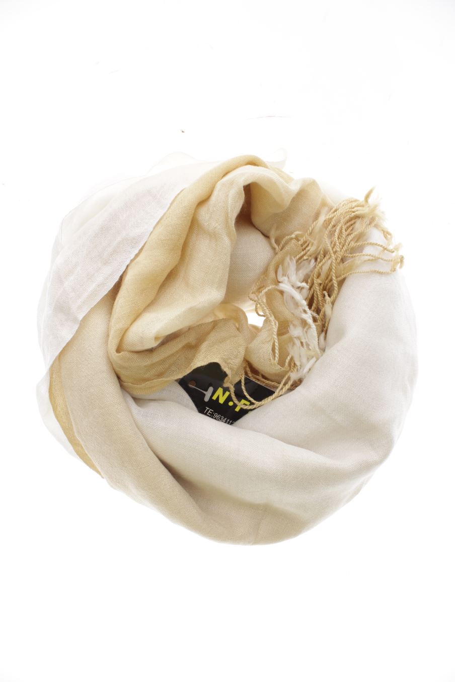 Fular de Pashmina de la talla Única, de color blanco