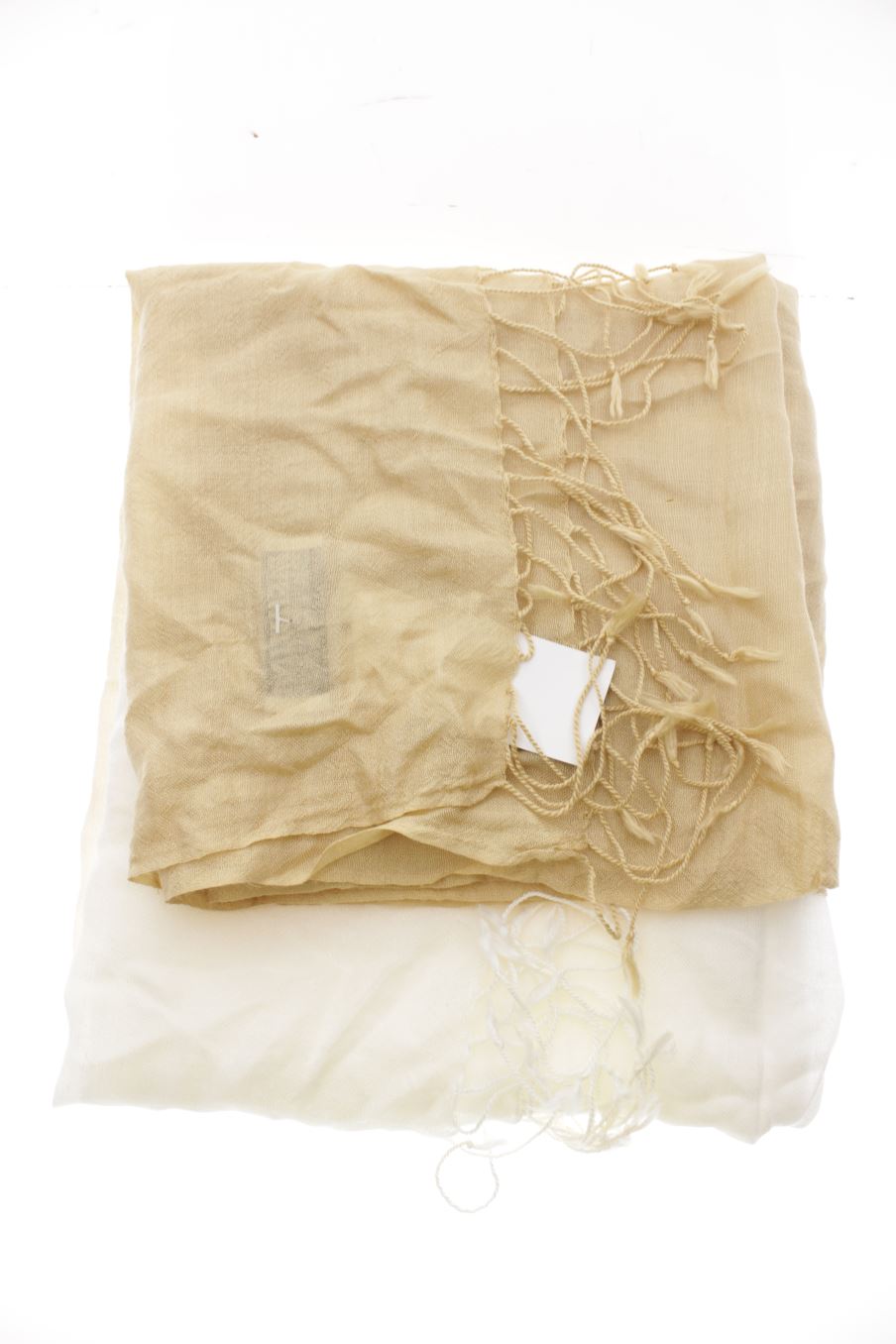 Fular de Pashmina de la talla Única, de color blanco