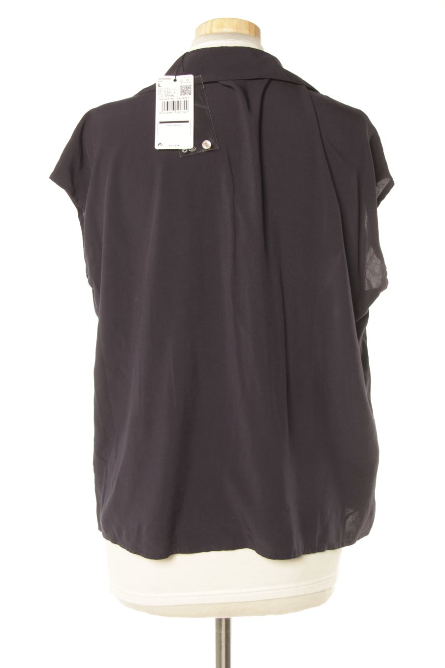 Camisa sin mangas de Mango de la talla L, de color azul marino