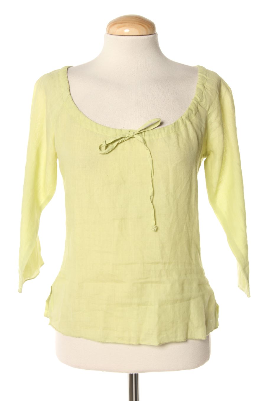 Blusa de manga larga de Pull & Bear de la talla S, de color verde