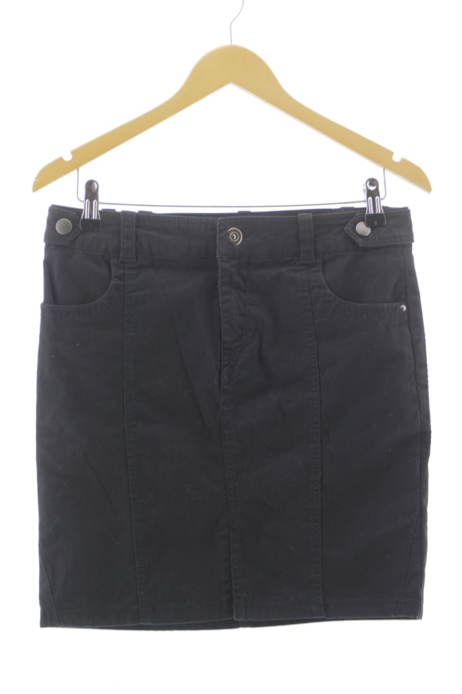 Falda de Mango de la talla 38, de color negro