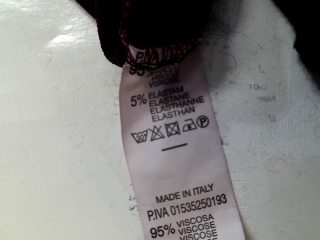 Blouse à manches courtes Made in italy de la taille 40, de couleur bordeaux