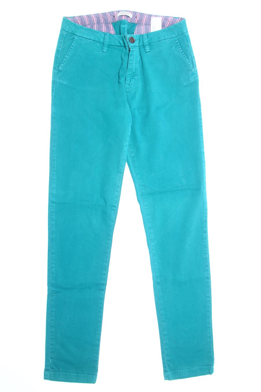 Pantalon Pull & Bear de la taille 34, de couleur vert