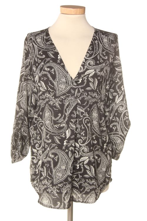 Blusa a maniche lunghe