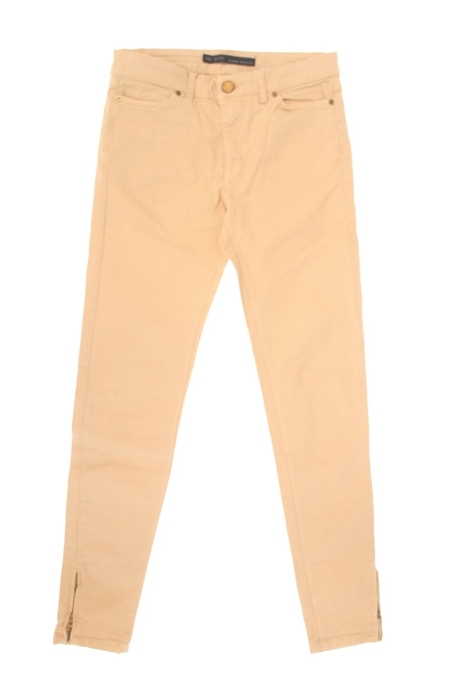 Vaqueros de Zara de la talla 34, de color marrón de ropa vaquera